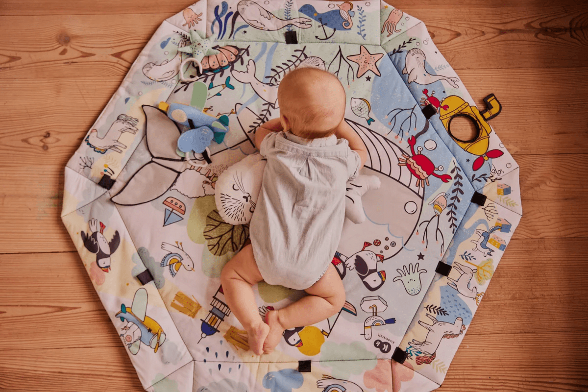 Kinderkraft Playmat and Ballpit 2in1 for Babies - Smartplay Sea