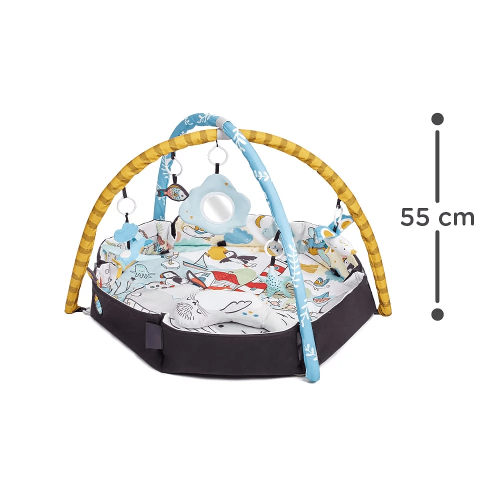 Kinderkraft Playmat and Ballpit 2in1 for Babies - Smartplay Sea