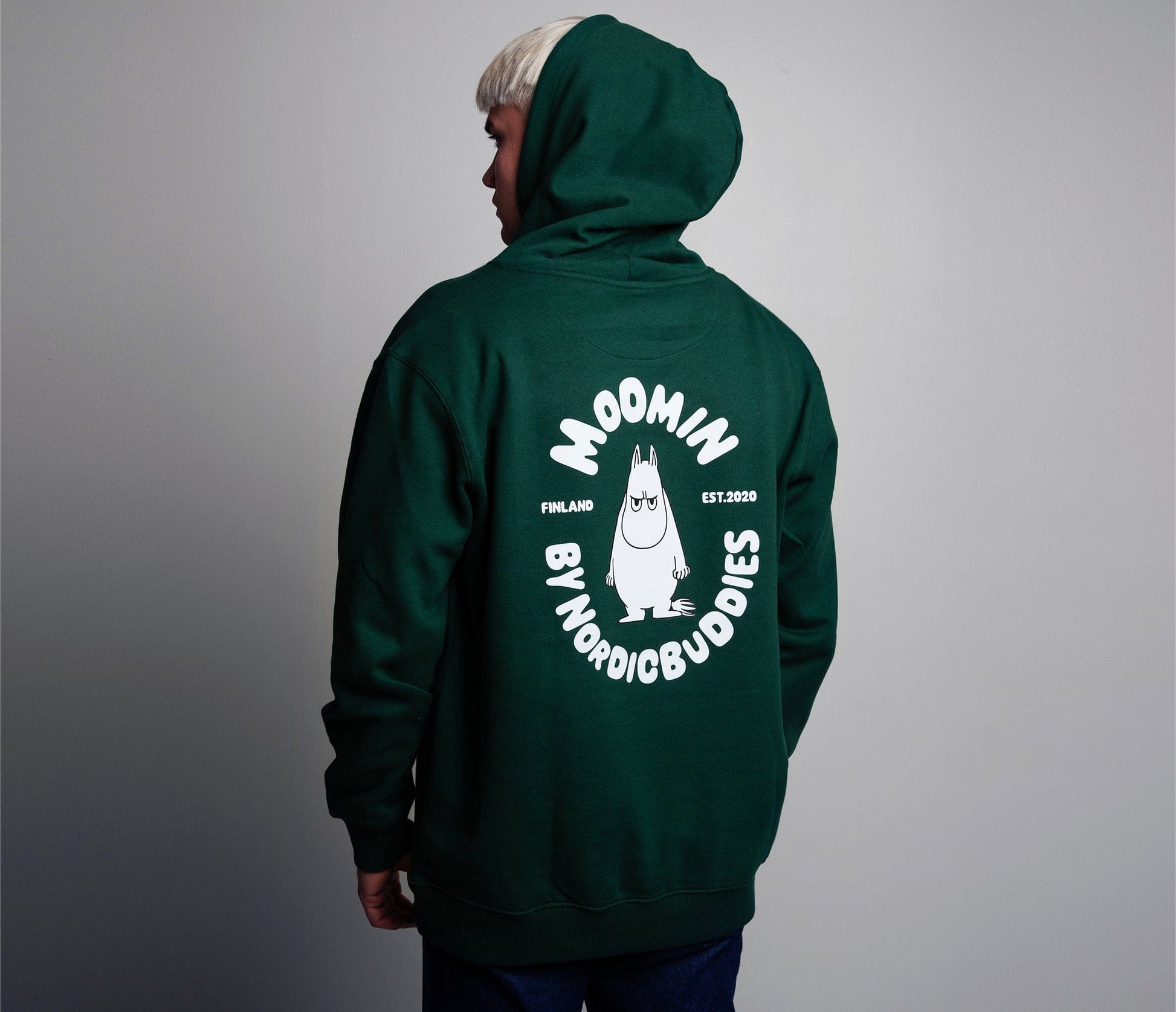 Moomin by NordicBuddies Premium Hoodie Moomin - Green