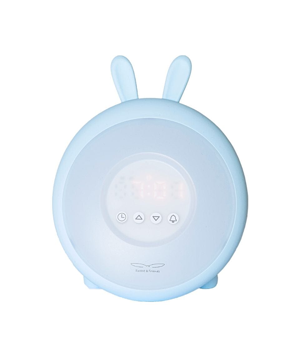 Rabbit & Friends Rabbit Lamp with Alarm Clock – Blue