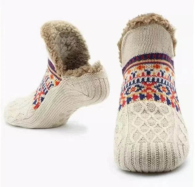 cudo Homewear White / 35-39(24cm) Sextans insulated anti-slip socks