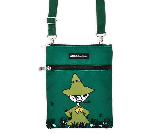 Moomin by NordicBuddies Snufkin's Thoughts Neck Bag - Dark Green