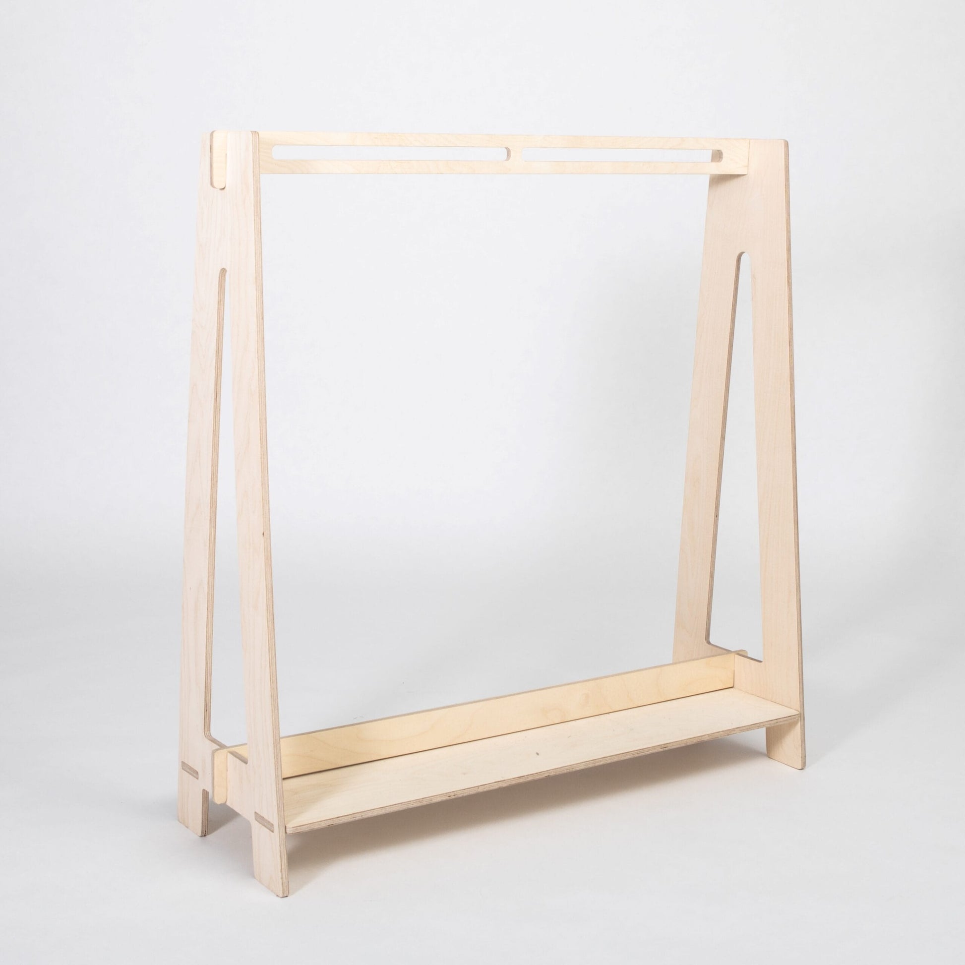 Montessori House Bed Toddlers Clothing Rack for Hangers
