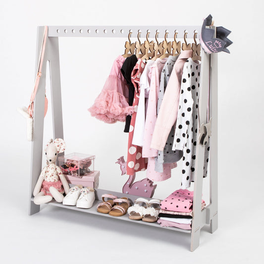 Montessori House Bed Toddlers Clothing Rack for Hangers ver 2