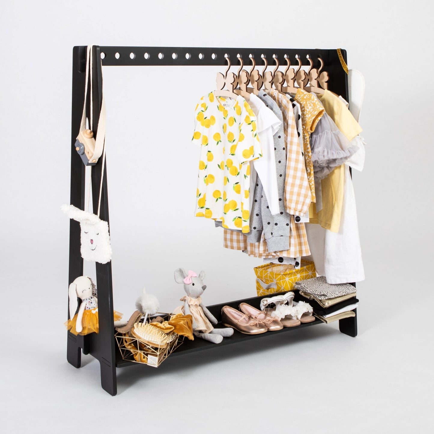 Montessori House Bed Toddlers Clothing Rack for Hangers ver 2