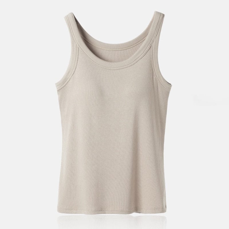 cudo Homewear Beige / S Triangulum Long Top with Bra